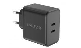 Dviced Wall charger 65W GaN 2 USB-C EU, Black (DV221010)